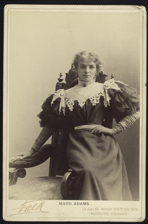 Adams, Maude, 1872-1953, American actress, b. Salt Lake City,Utah. 