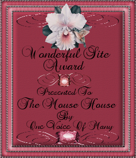 Wonderful Site Award from One Voice of Many
