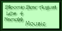 Bloomin' Bear August LE#4 - Mousie