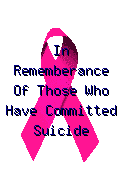In remembrance of those who have committed suicide