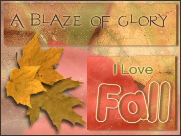 A Blaze of Glory - I Love Fall