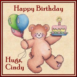 From Cindy