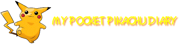 My Pocket Pikachu Diary