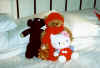 Teddy, Nicholas, Jasper, Hello Kitty