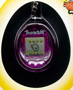 Clear purple Tamagotchi