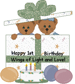 Happy 1st Birthday Wings of Light and Love!